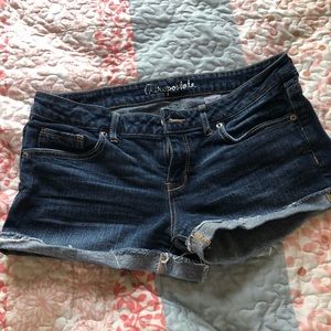 Aeropostale dark Jean shorts